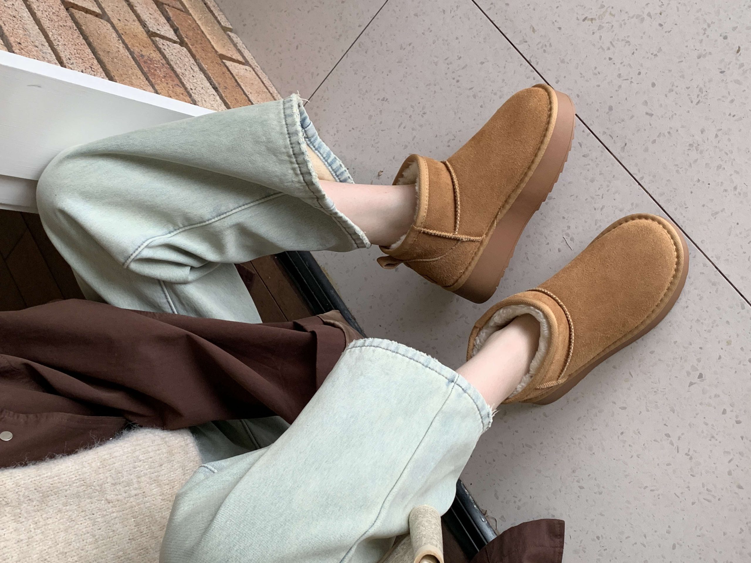 2024 Winter New Thick Soled Platform Warm Lined Snow Boots for Women Short Boots
